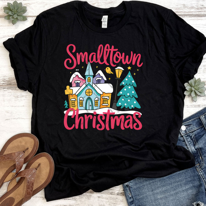 Small Town Christmas DTF Transfer