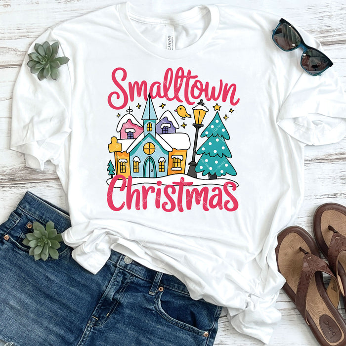 Small Town Christmas DTF Transfer