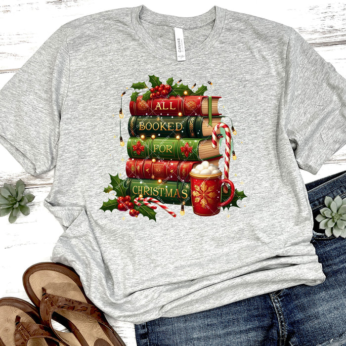 All Booked For Christmas DTF Transfer