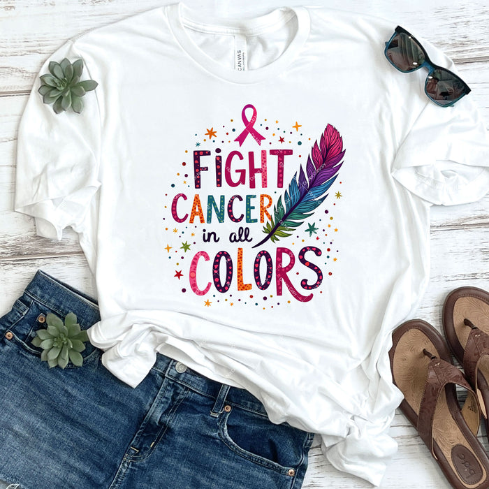 Fight Cancer In All Colors DTF Transfer