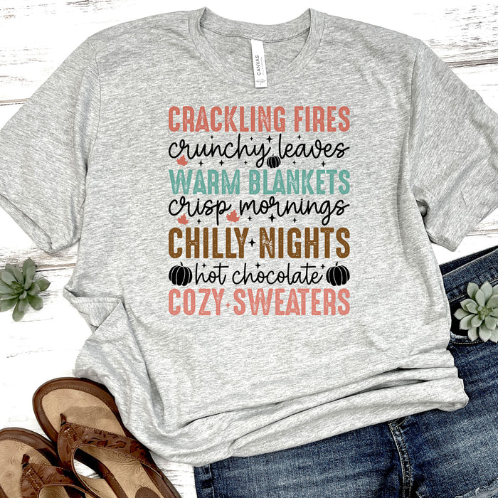 Crackling Fires & Warm Blankets DTF Transfer