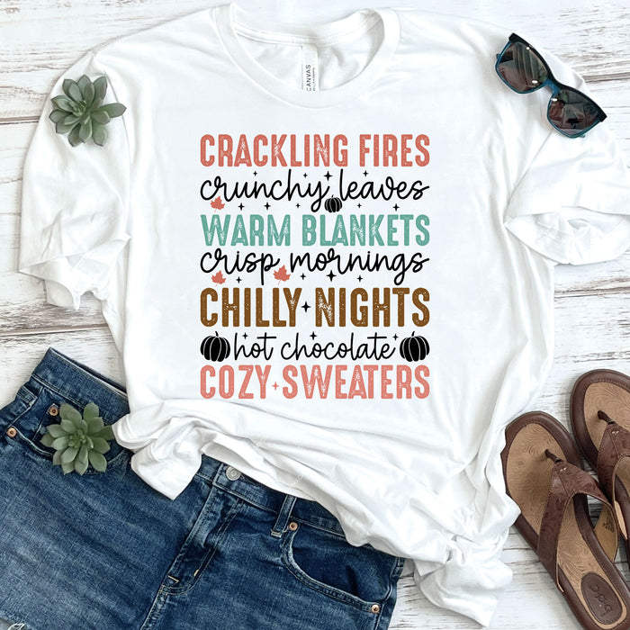 Crackling Fires & Warm Blankets DTF Transfer