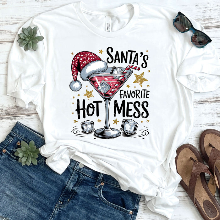 Santa's Favorite Hot Mess DTF Transfer