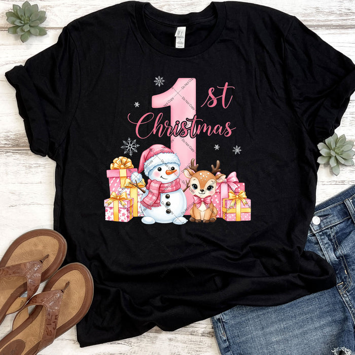 Baby's First Christmas DTF Transfer
