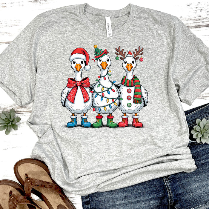Christmas Geese DTF Transfer