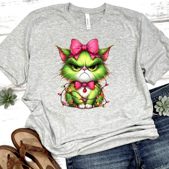 Grumpy Cat Christmas DTF Transfer