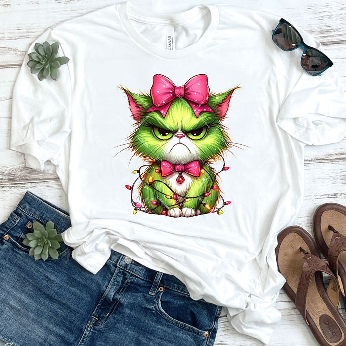 Grumpy Cat Christmas DTF Transfer