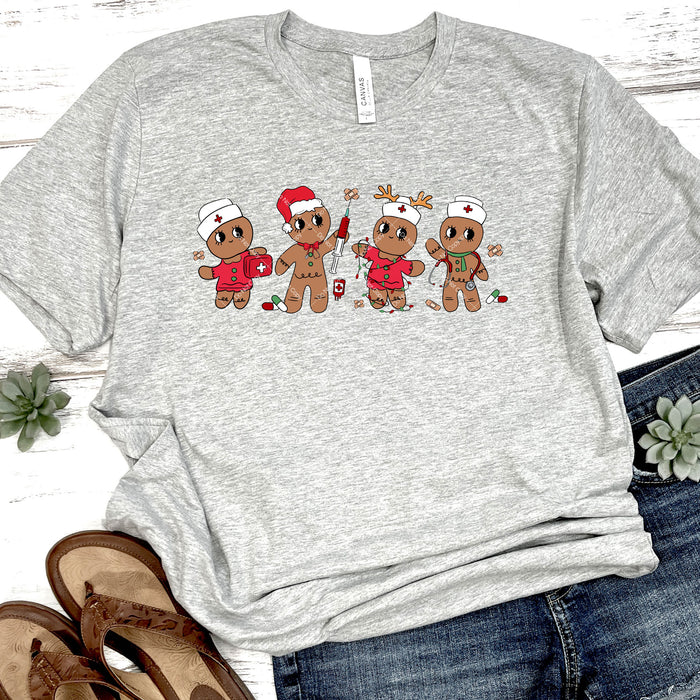 Gingerbread Hospital Crew DTF Transfer