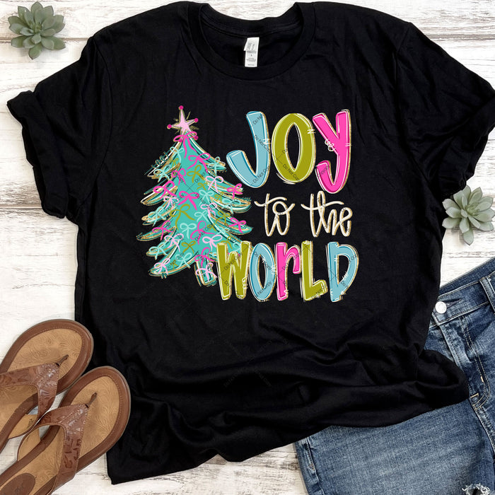 Joy To The World DTF Transfer