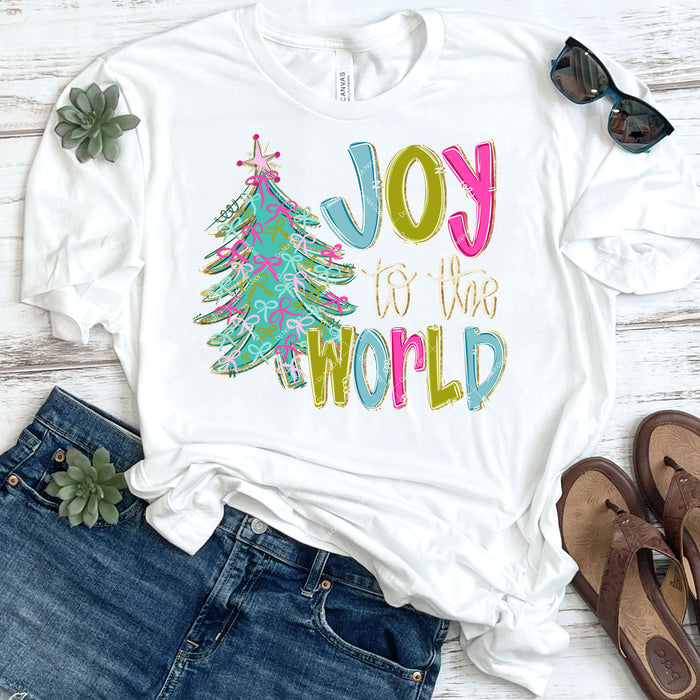 Joy To The World DTF Transfer
