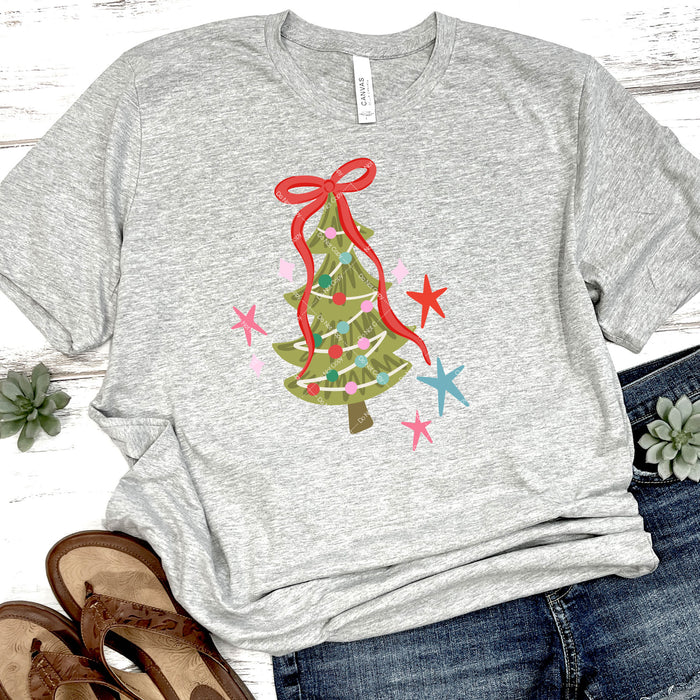 Coquette Christmas Tree DTF Transfer