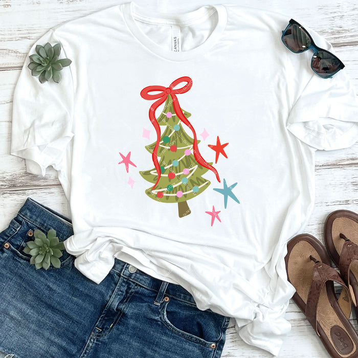 Coquette Christmas Tree DTF Transfer