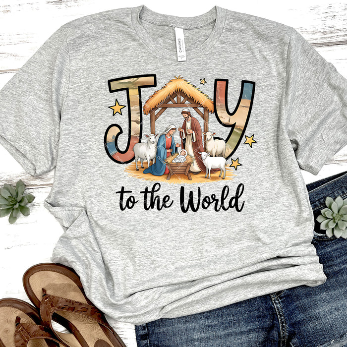 Joy To The World DTF Transfer
