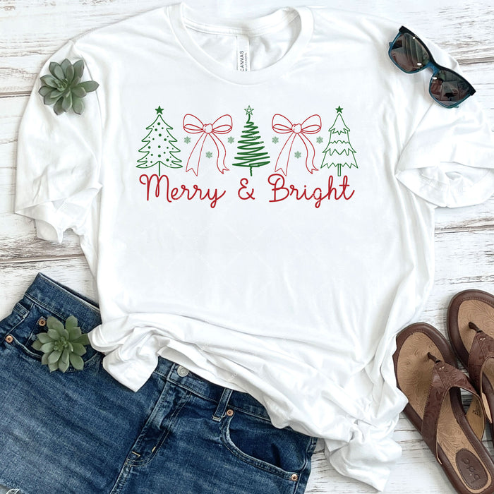 Merry & Bright DTF Transfer