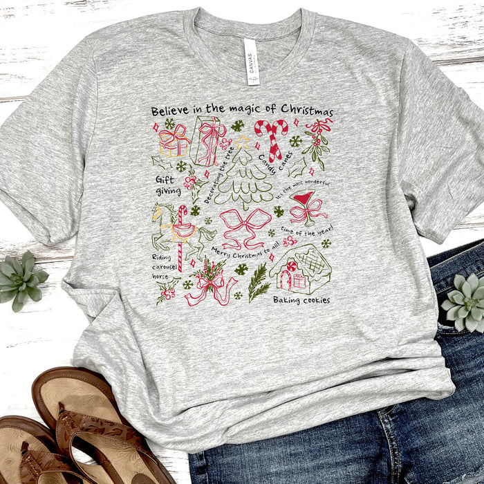 Believe In The Magic of Christmas DTF Transfer