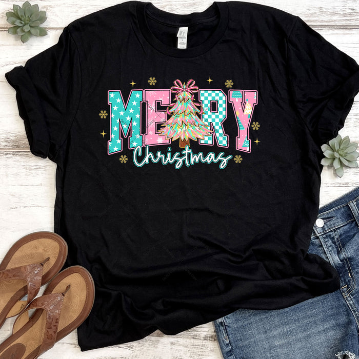 Merry Christmas DTF Transfer