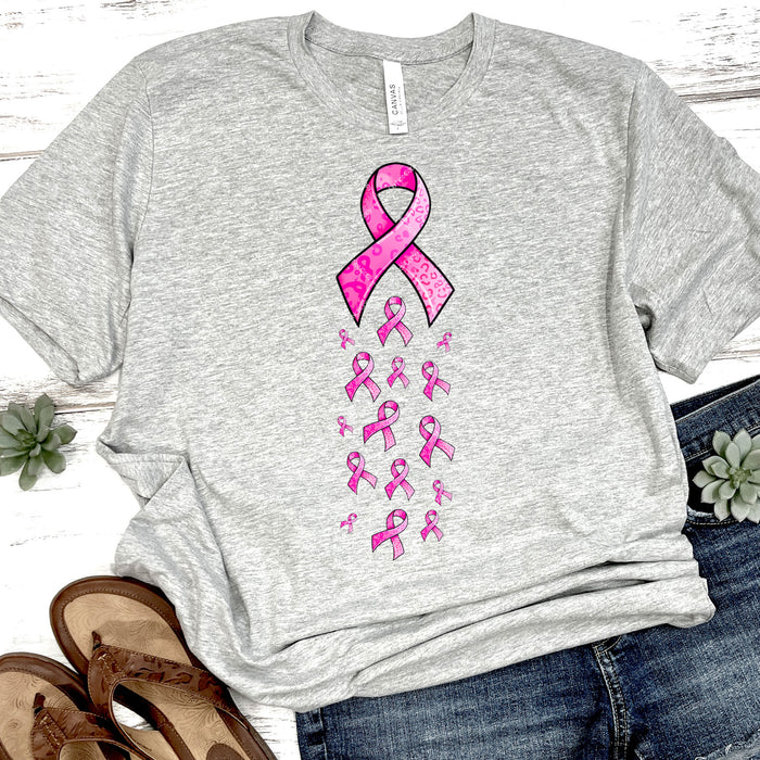 Breast Cancer Warrior Ribbons DTF Transfer