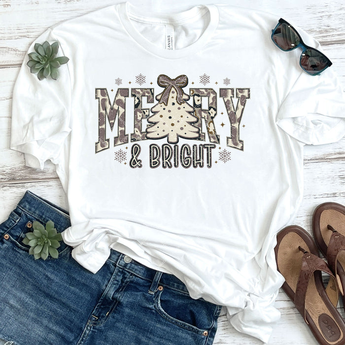 Camo Merry & Bright DTF Transfer