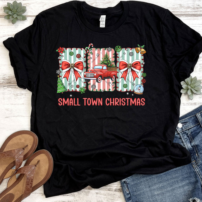 Small Town Christmas DTF Transfer