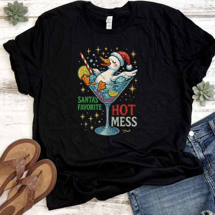 Santa's Favorite Hot Mess DTF Transfer