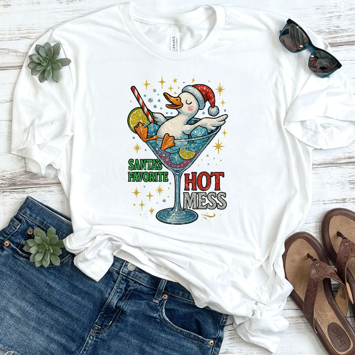 Santa's Favorite Hot Mess DTF Transfer