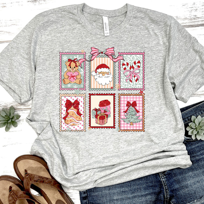 Christmas Stamps DTF Transfer