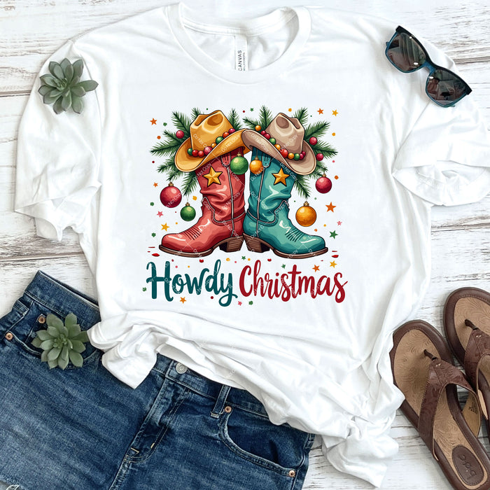 Howdy Christmas DTF Transfer