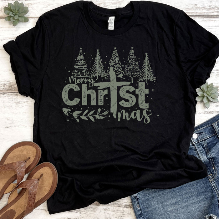 Merry Christ Mas DTF Transfer
