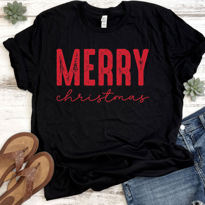 Merry Christmas DTF Transfer