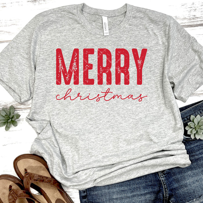 Merry Christmas DTF Transfer
