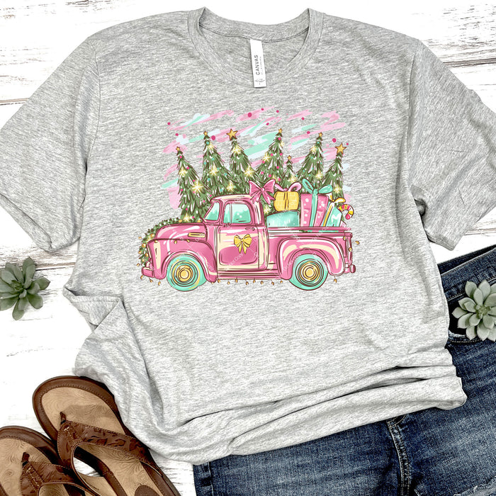 Christmas Truck DTF Transfer