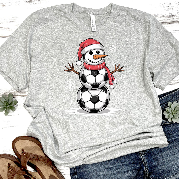 Soccer Ball Snowman DTF Transfer