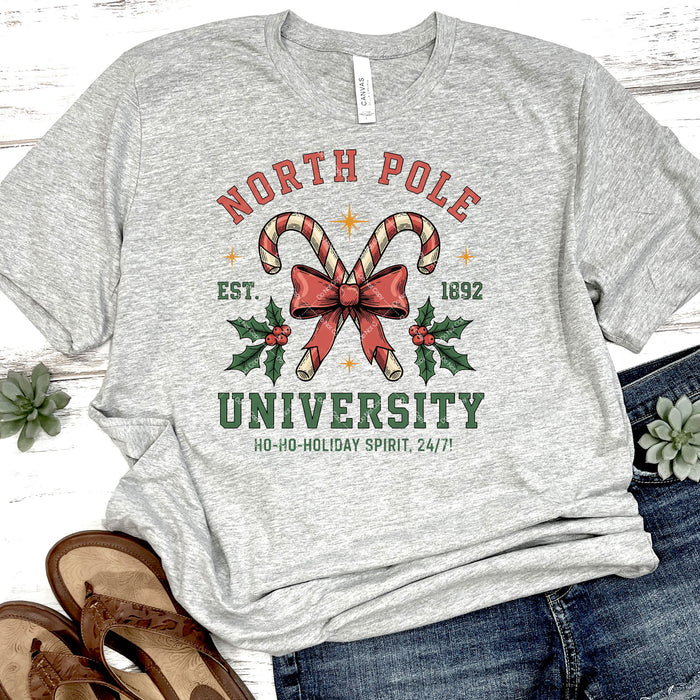 North Pole University DTF Transfer