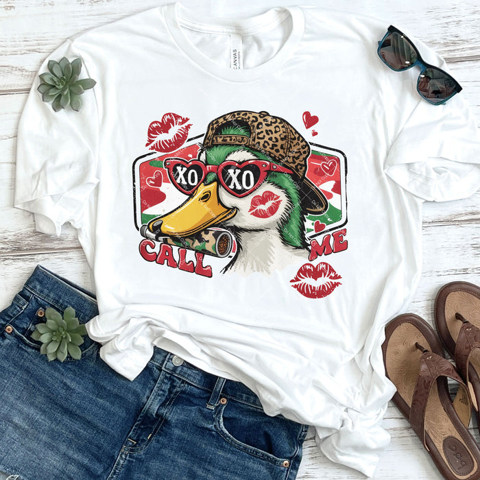 Duck Hunter Valentine DTF Transfer