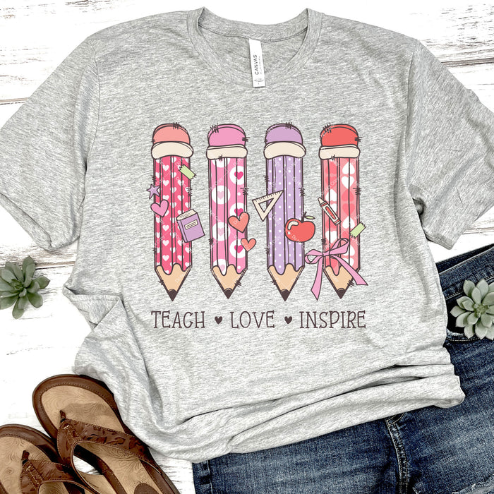 Teach Love Inspire DTF Transfer