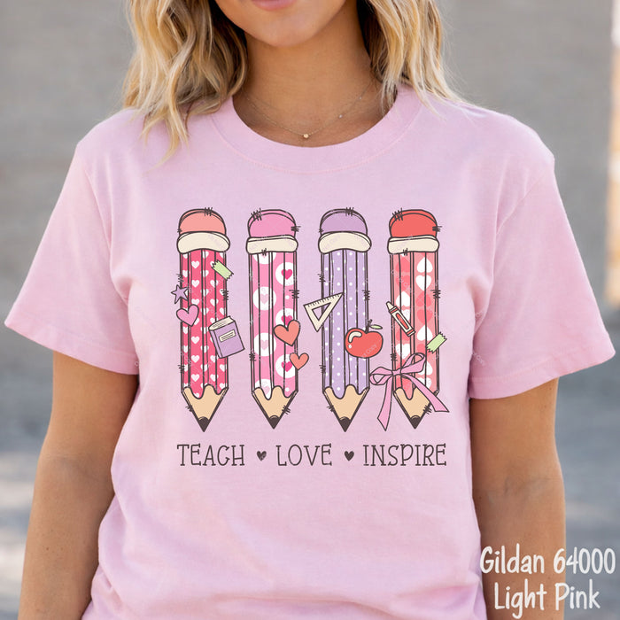 Teach Love Inspire DTF Transfer