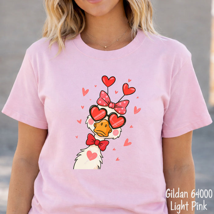 Valentine Duck DTF Transfer