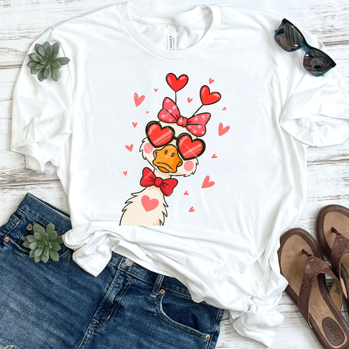 Valentine Duck DTF Transfer