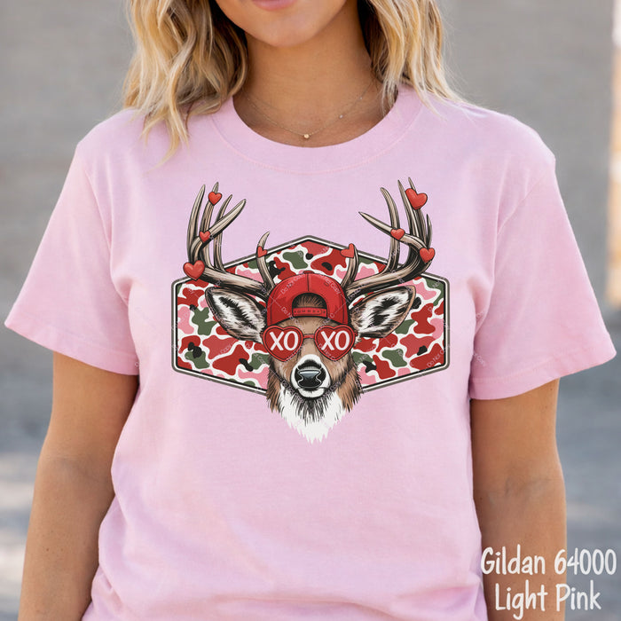 Big Buck Valentine DTF Transfer