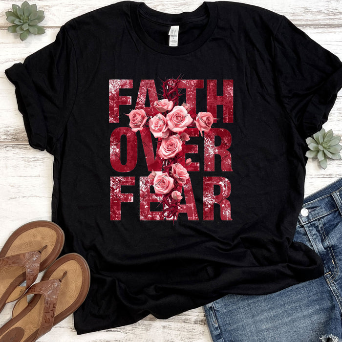 Faith Over Fear DTF Transfer