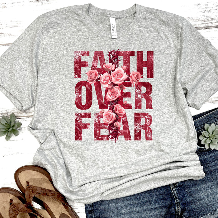 Faith Over Fear DTF Transfer
