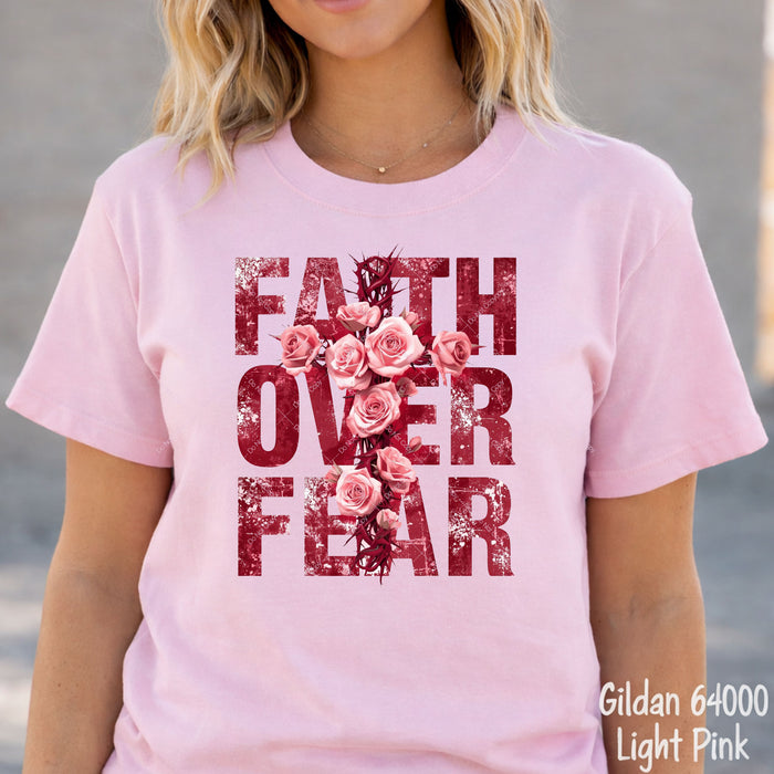 Faith Over Fear DTF Transfer