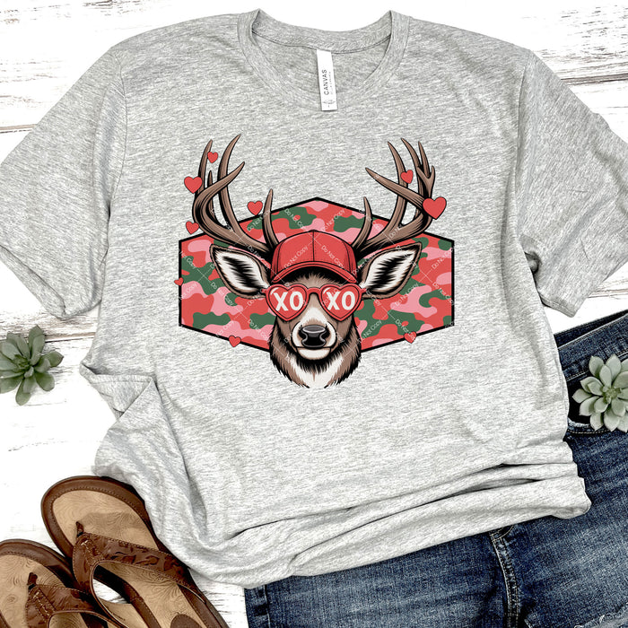 Valentine Buck Mount DTF Transfer