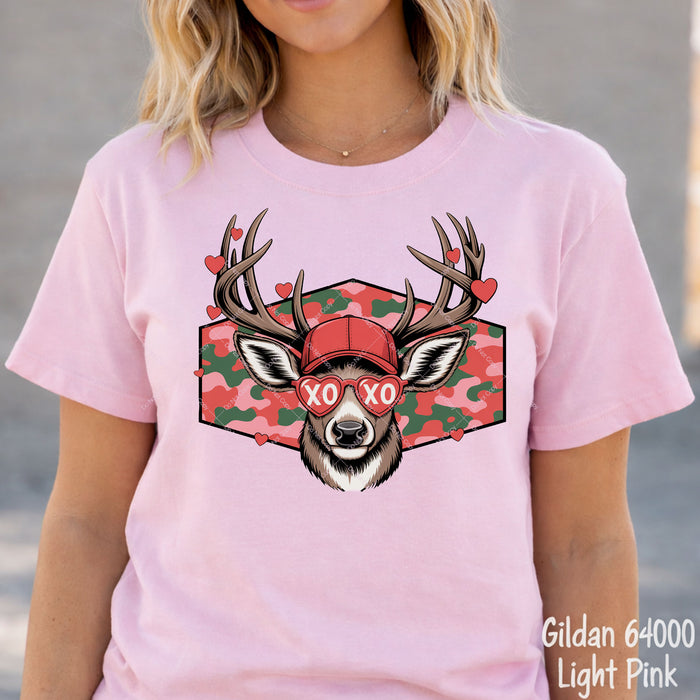 Valentine Buck Mount DTF Transfer