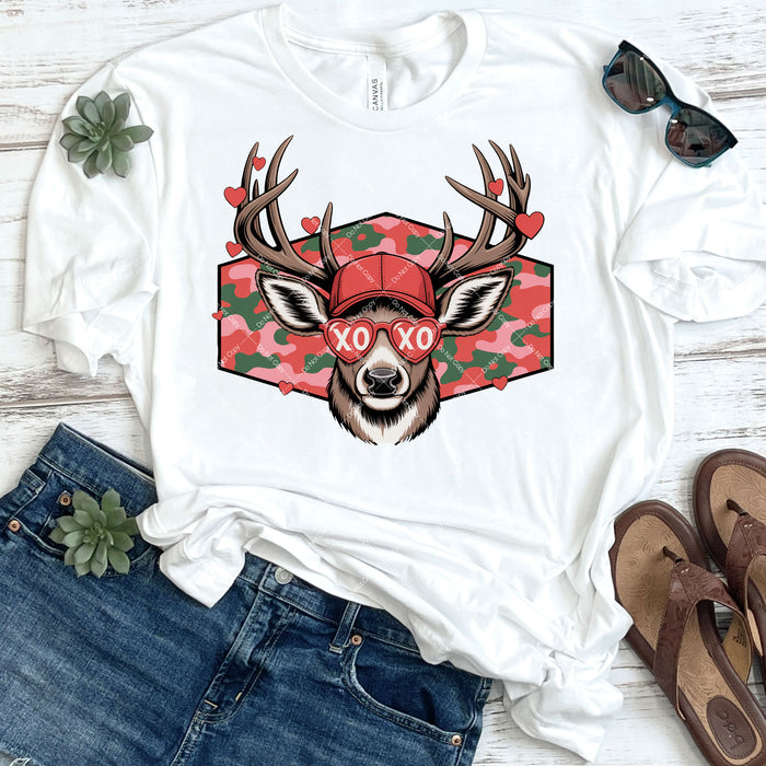 Valentine Buck Mount DTF Transfer