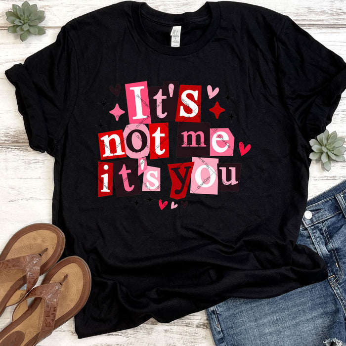 It's Not Me It's You DTF Transfer