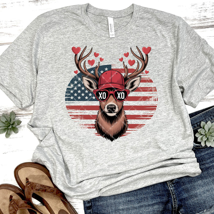 Trophy Buck Valentine DTF Transfer