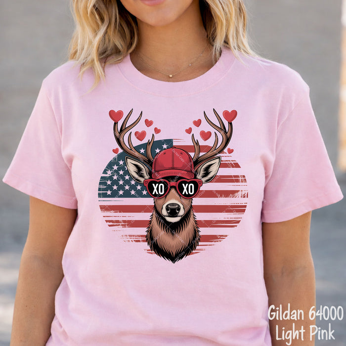 Trophy Buck Valentine DTF Transfer