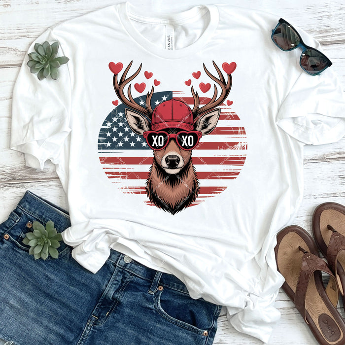 Trophy Buck Valentine DTF Transfer