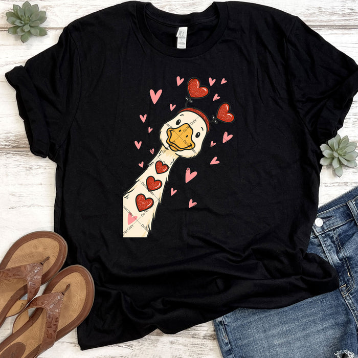 Valentine's Goose DTF Transfer